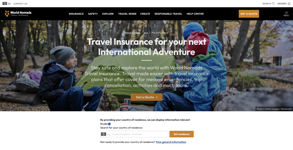 World Nomads Travel Insurance